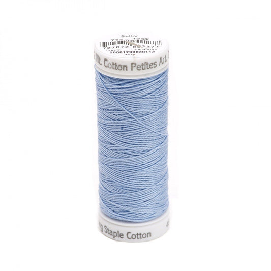 Sulky Thread Cotton Petites - 12wt - Heron Blue for patchwork, quilting and sewing