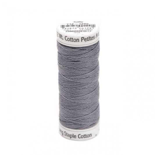 Sulky Thread Cotton Petites - 12wt - Sterline for patchwork, quilting and sewing