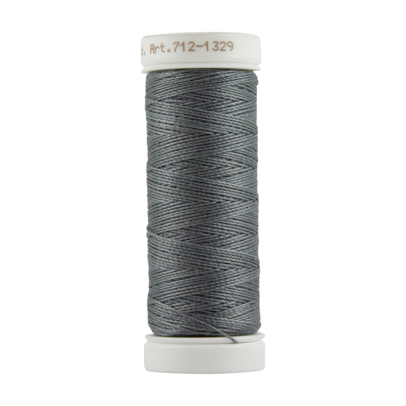Sulky Thread Cotton Petites - 12wt Dk. Nickel Gray for patchwork, quilting and sewing