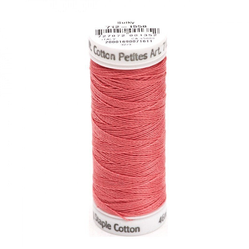 Sulky Thread Cotton Petites - 12wt - Tea Rose for patchwork, quilting and sewing
