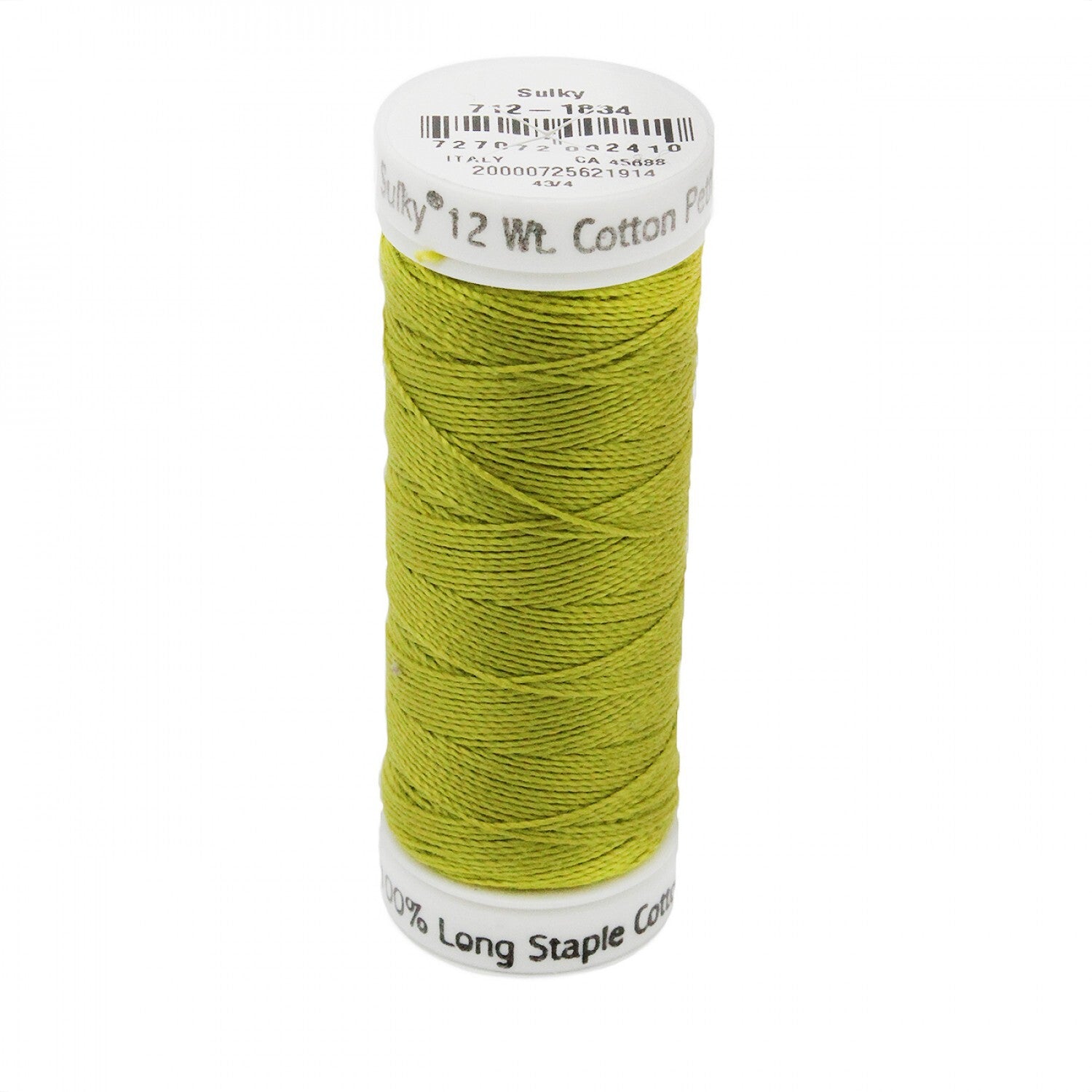 Sulky Thread Cotton Petites - 12wt - Pea Soup for patchwork, quilting and sewing
