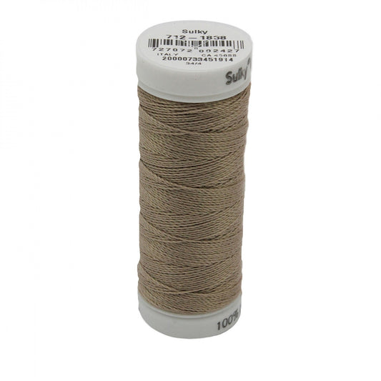 Sulky Thread Cotton Petites - 12wt - Cocoa Cream for patchwork, quilting and sewing