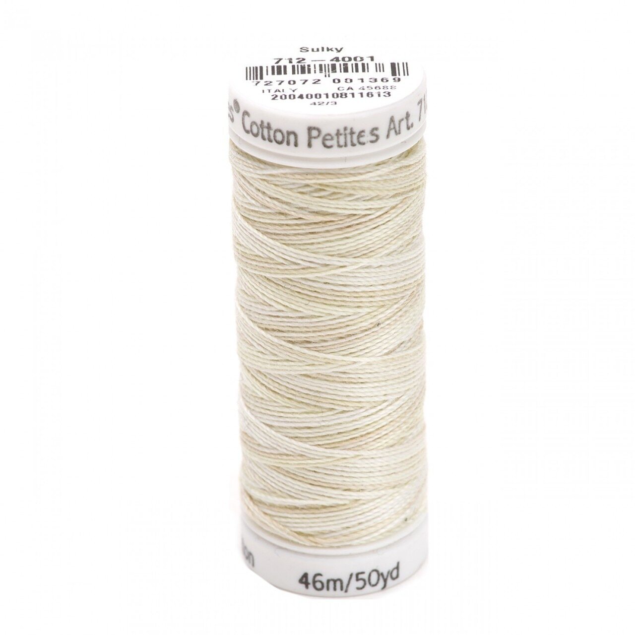 Sulky Petite Thread Cotton Blendables 12wt - Parchment for patchwork, quilting and sewing