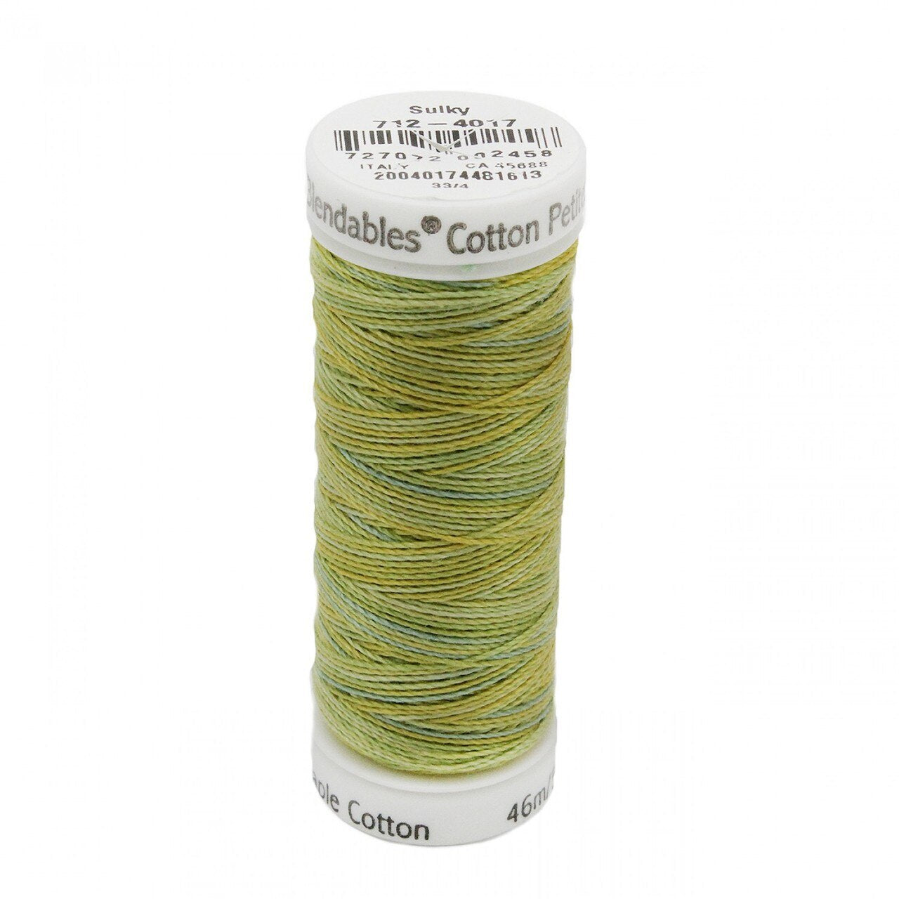 Sulky Petite Thread Cotton Blendables 12wt - Lime Sherbert for patchwork, quilting and sewing