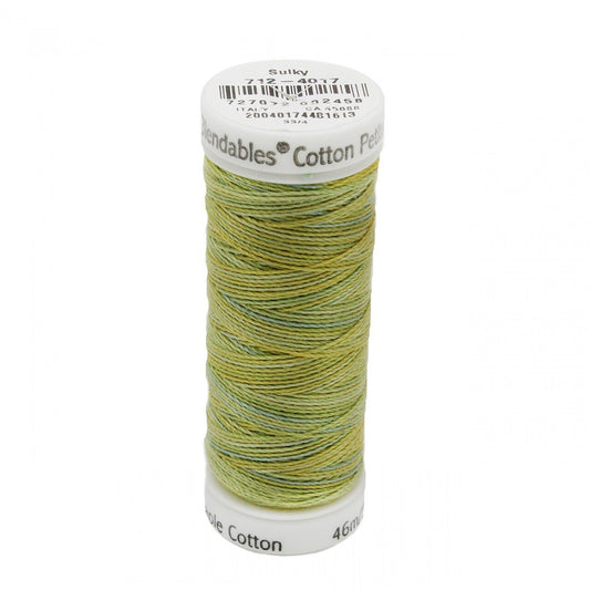 Sulky Petite Thread Cotton Blendables 12wt - Lime Sherbert for patchwork, quilting and sewing