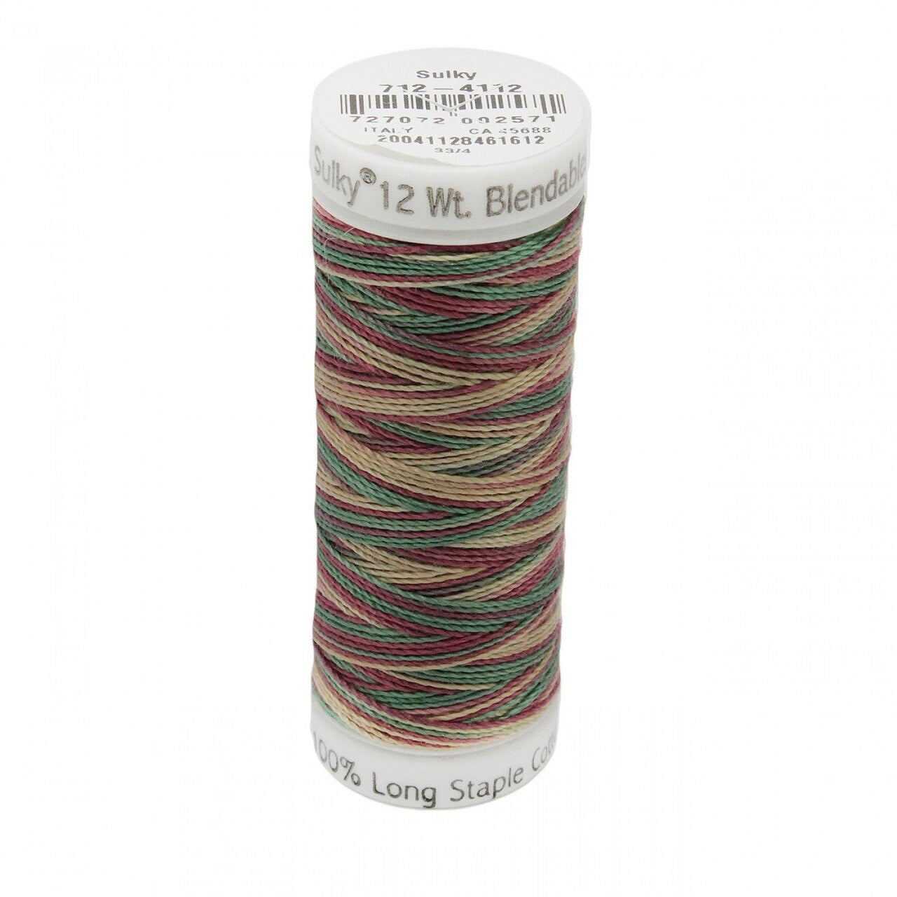 Sulky Petite Thread Cotton Blendables 12wt - Vintage Holiday for patchwork, quilting and sewing