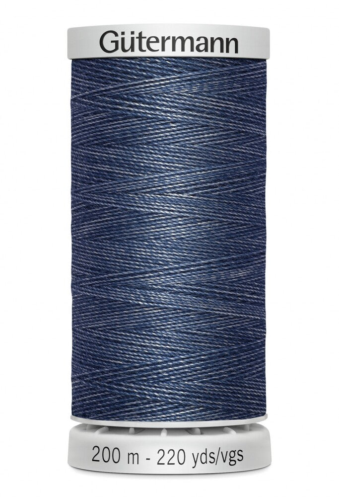 Gutermann Jeans Cotton Thread 200 m Washed Denim for patchwork, quilting and sewing