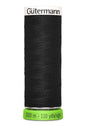 Gutermann Polyester Thread Recycled BLACK - 110yd , piecing and stitching