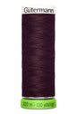 Gutermann Polyester Thread Recycled WINE - 110yd , piecing and stitching