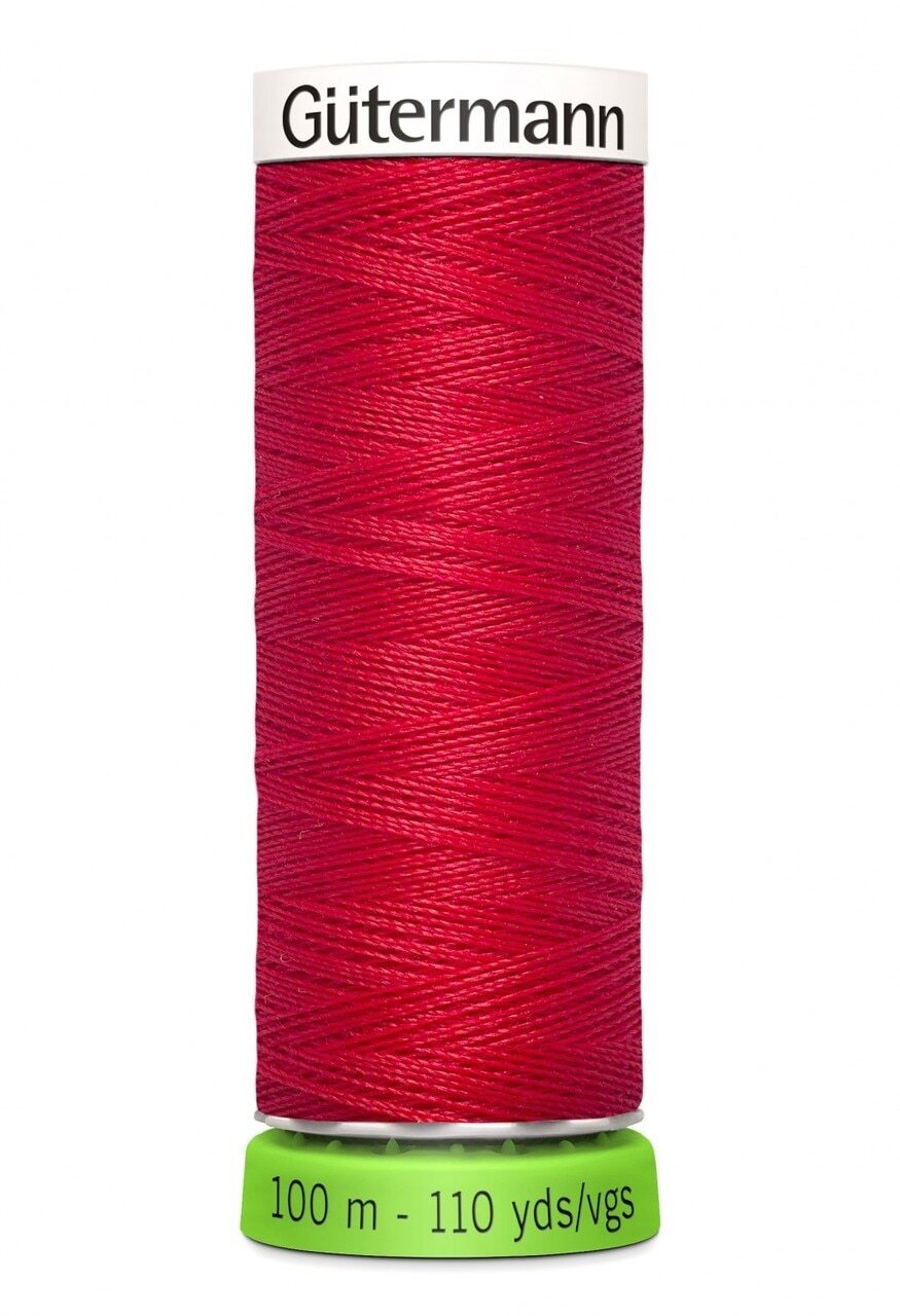 Gutermann Recycled Polyester 110yd Scarlet