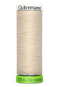 Gutermann Polyester Thread Recycled BONE - 110yd , piecing and stitching