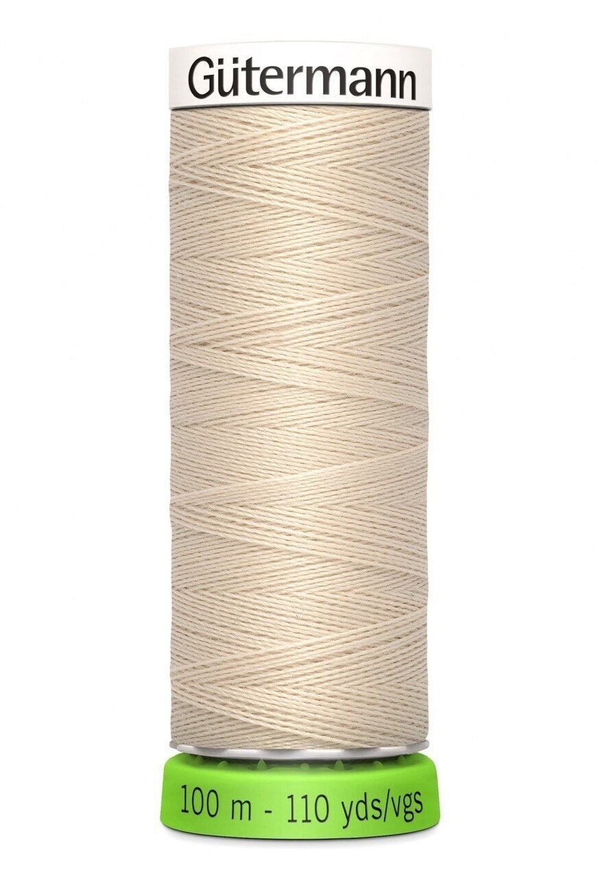 Gutermann Recycled Polyester 110yd Bone