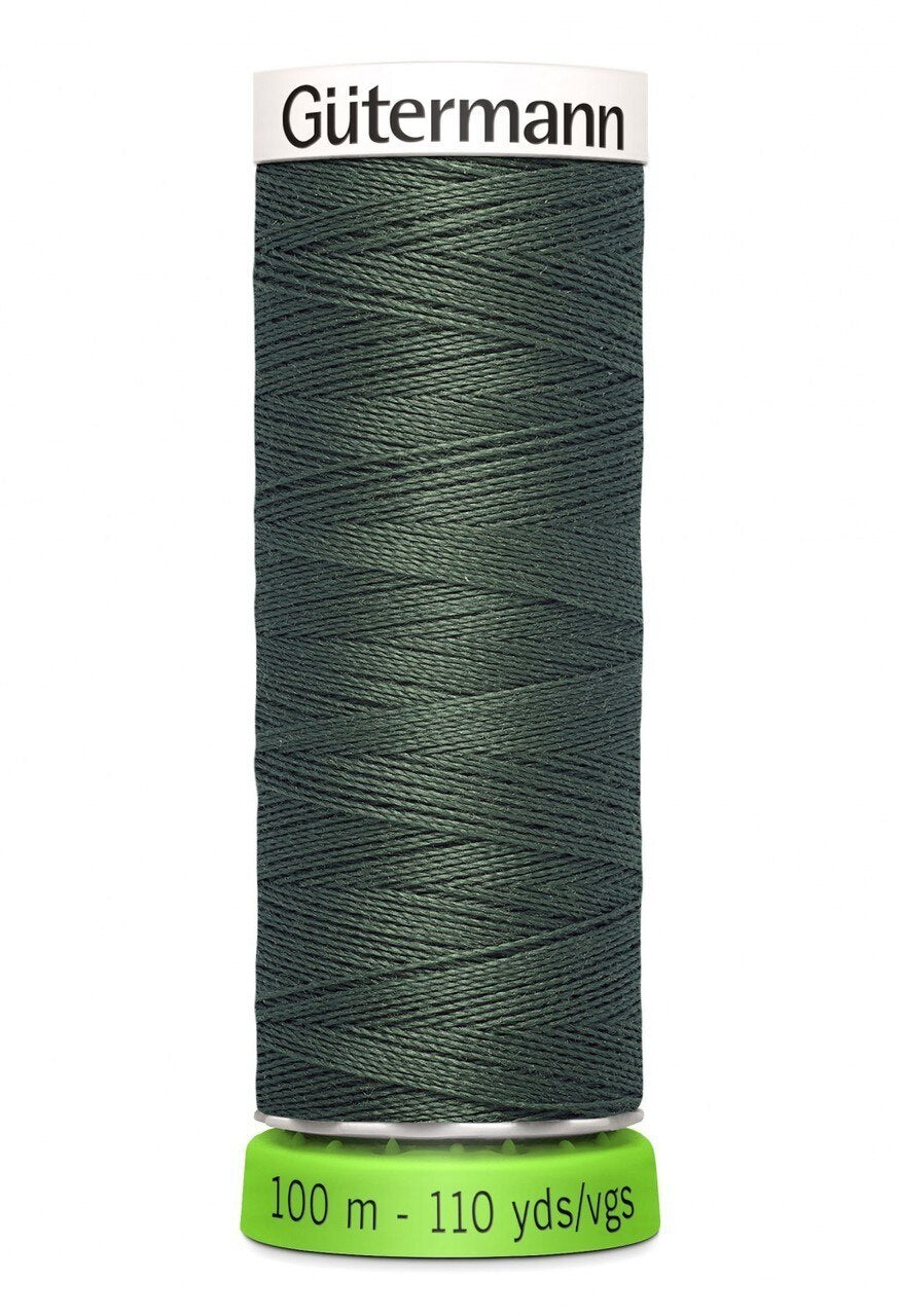 Gutermann Recycled Polyester 110yd Khaki Green