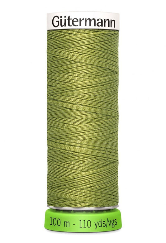 Gutermann Polyester Thread Recycled SPRING GREEN-110yd , piecing and stitching