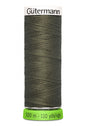 Gutermann Polyester Thread Recycled MED ROAST COFFEE - 110yd , piecing and stitching