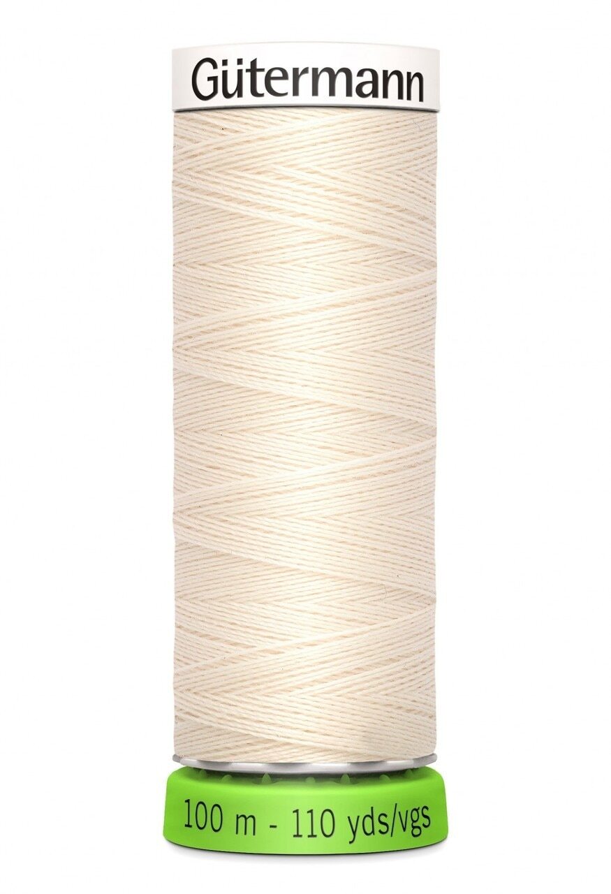 Gutermann Recycled Polyester 110yd Eggshell
