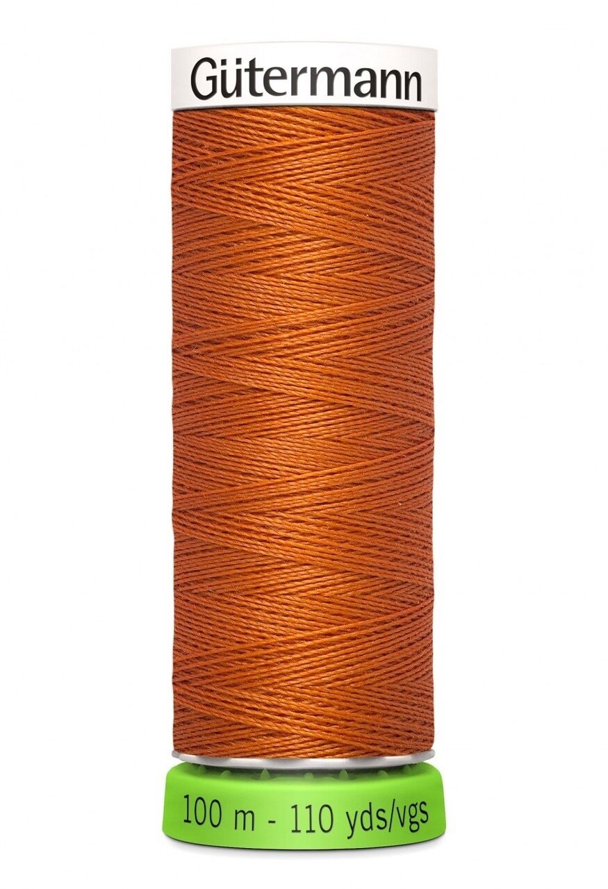 Gutermann Recycled Polyester 110yd Carrot