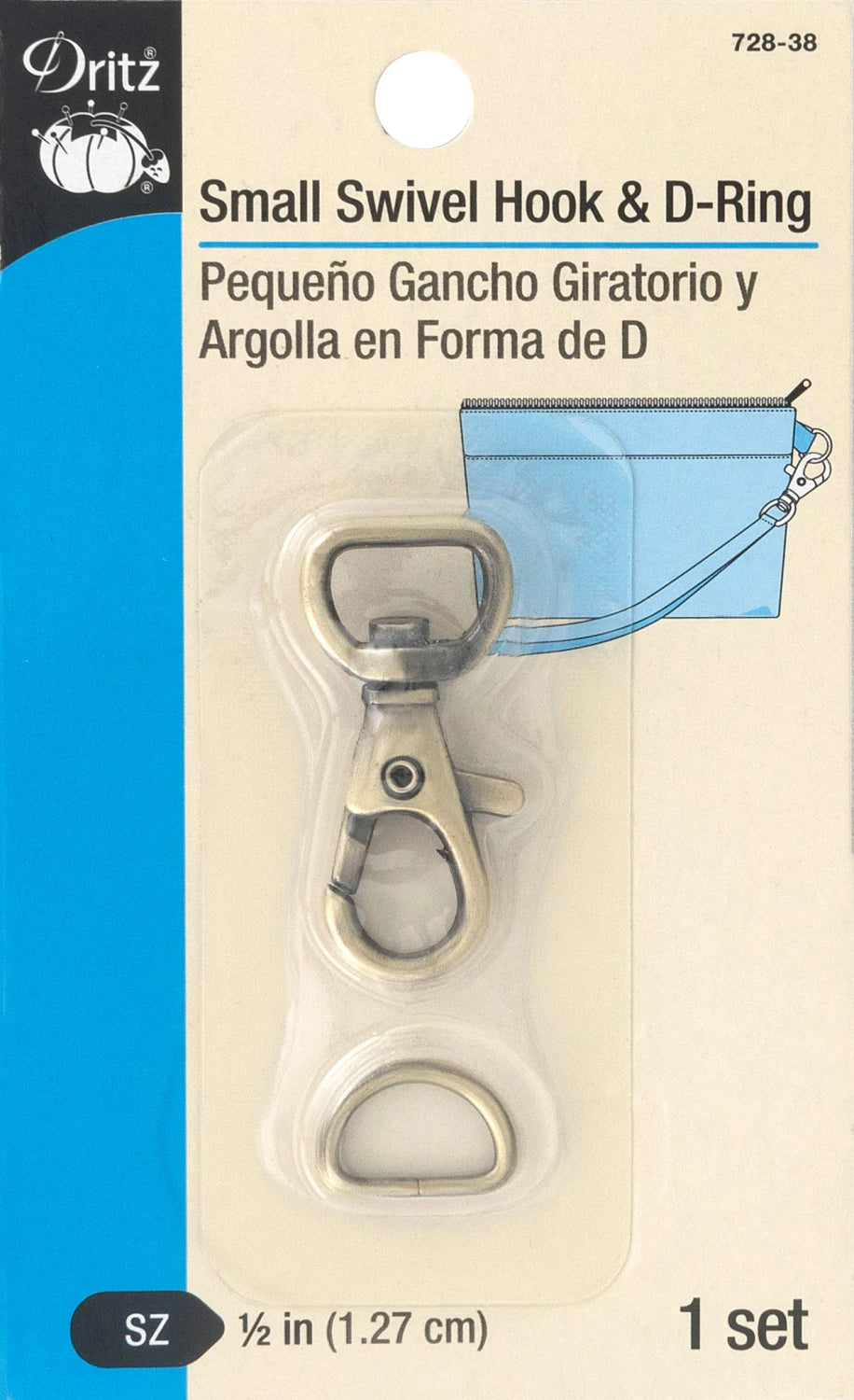 Small Swivel Hook & D-Ring