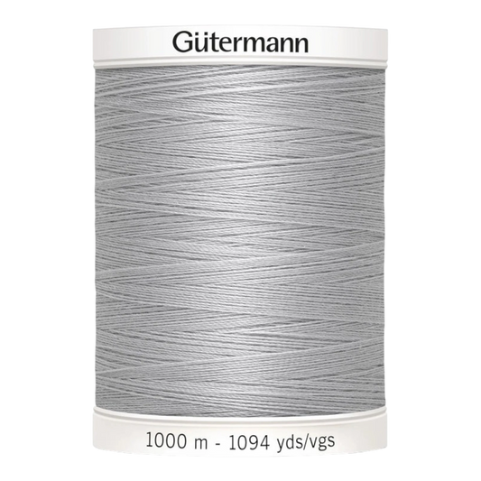 Gutermann Poly Sew-All Thread - Mist Grey , piecing and stitching