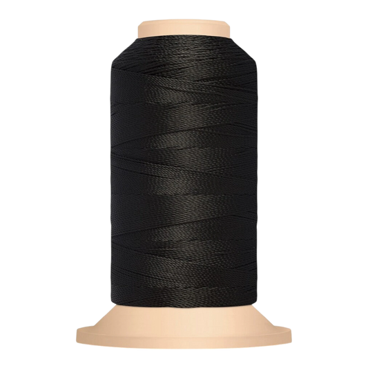 Polyester Upholstery Thread 300 m - Black , piecing and stitching