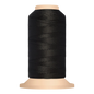 Polyester Upholstery Thread 300 m - Black , piecing and stitching