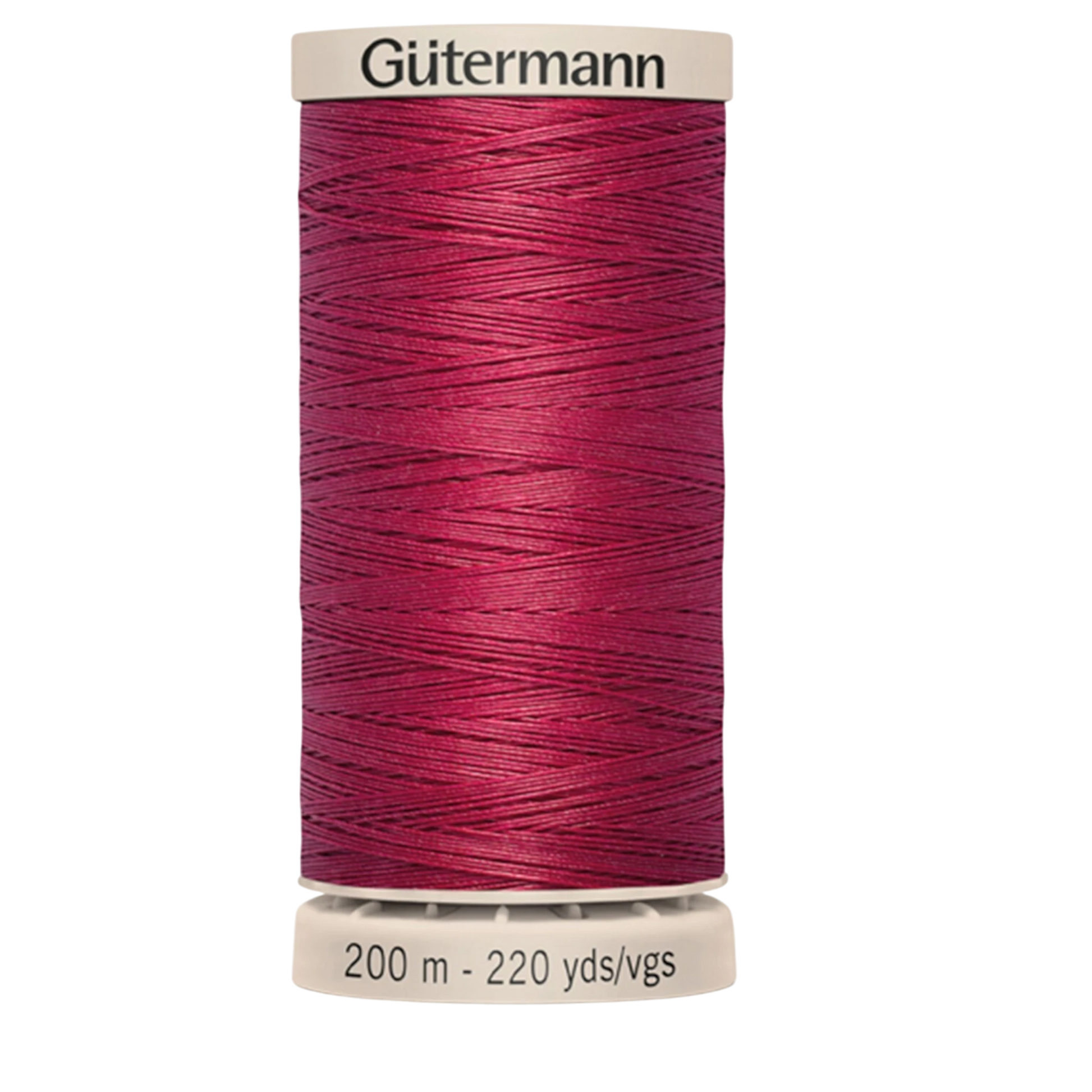 Hand Quilting Cotton Thread - Cranberry for patchwork, quilting and sewing