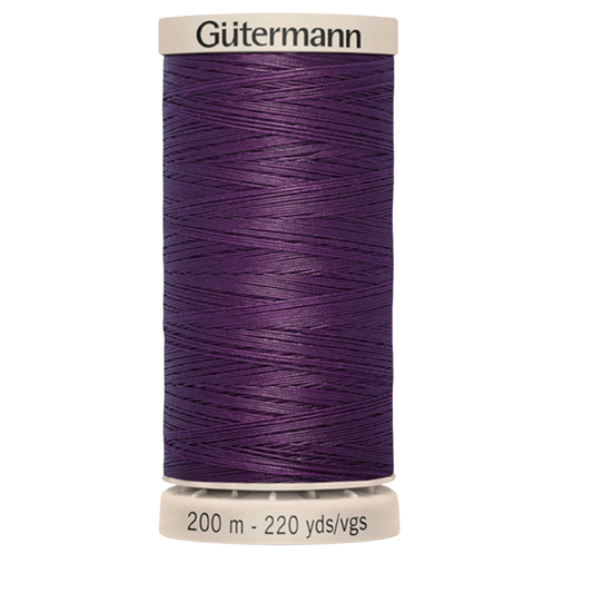 Hand Quilting Cotton Thread - Grape for patchwork, quilting and sewing