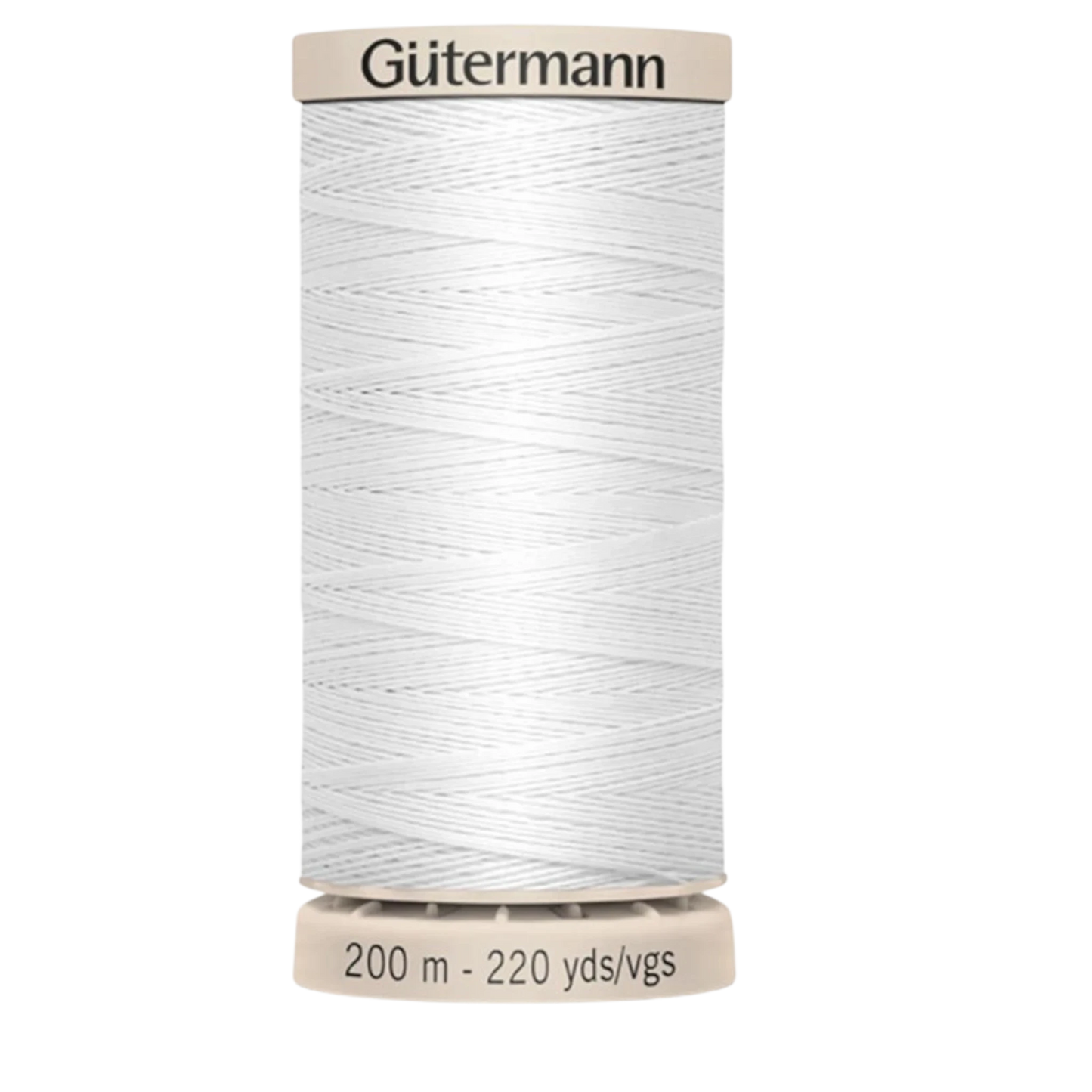 Hand Quilting Cotton Thread - WHITE for patchwork, quilting and sewing