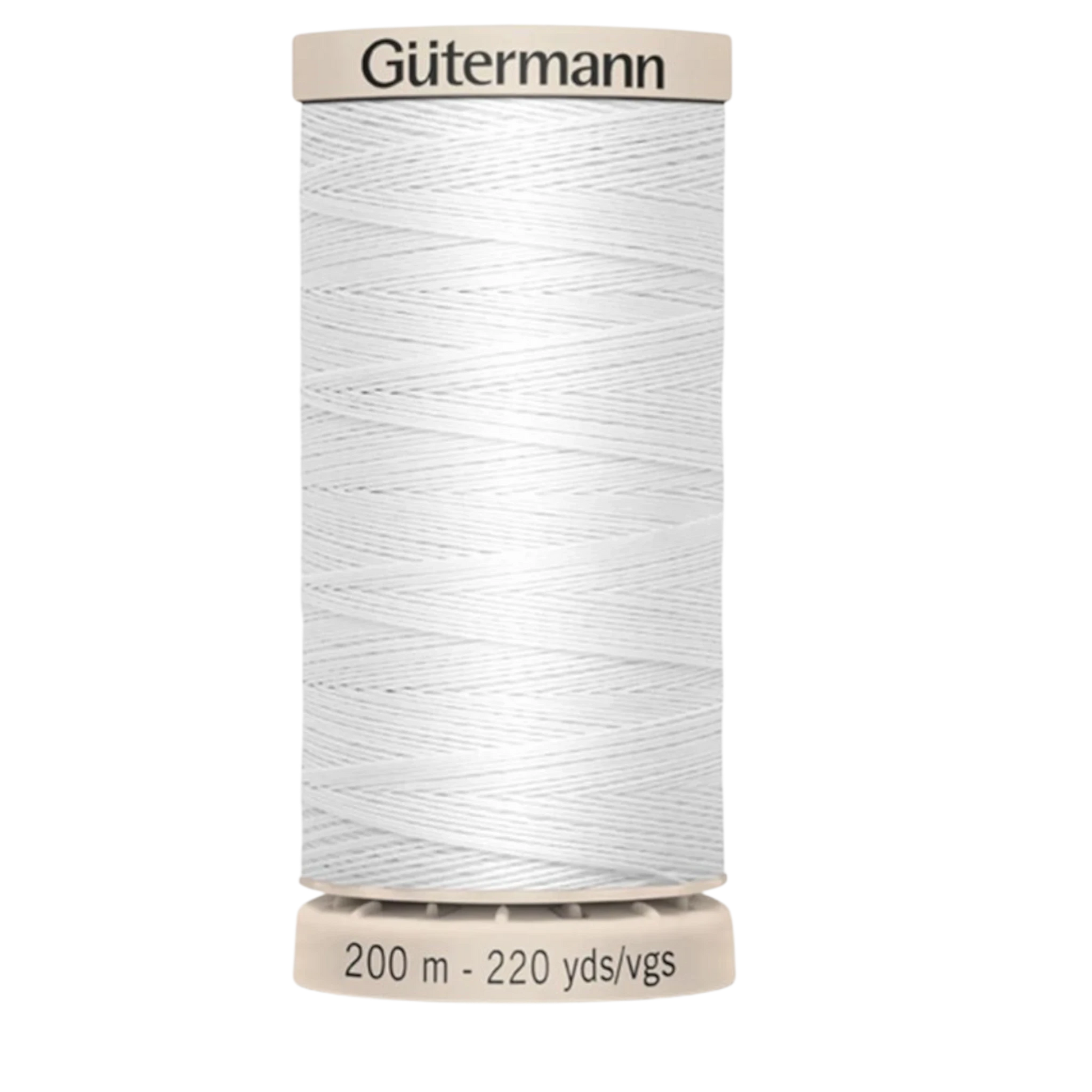 Hand Quilting Cotton Thread - WHITE for patchwork, quilting and sewing