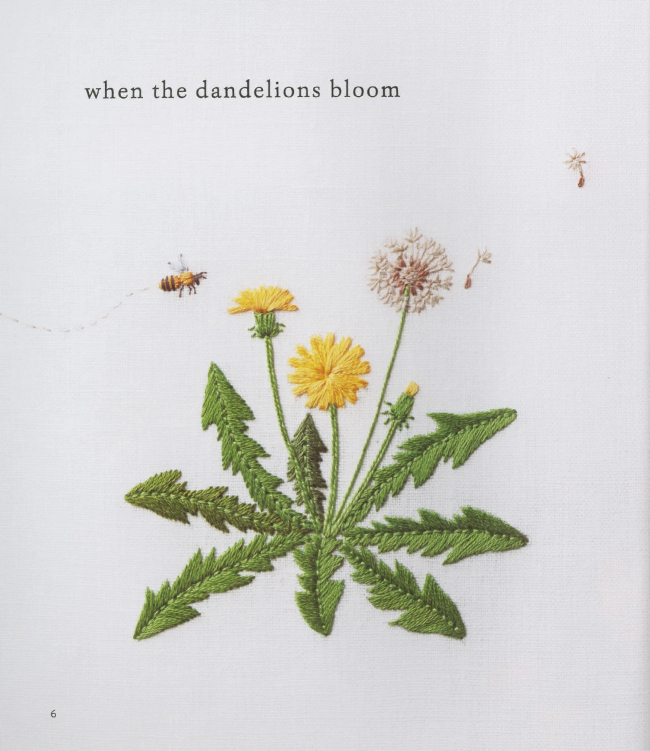 Embroidered Wild Flowers Book