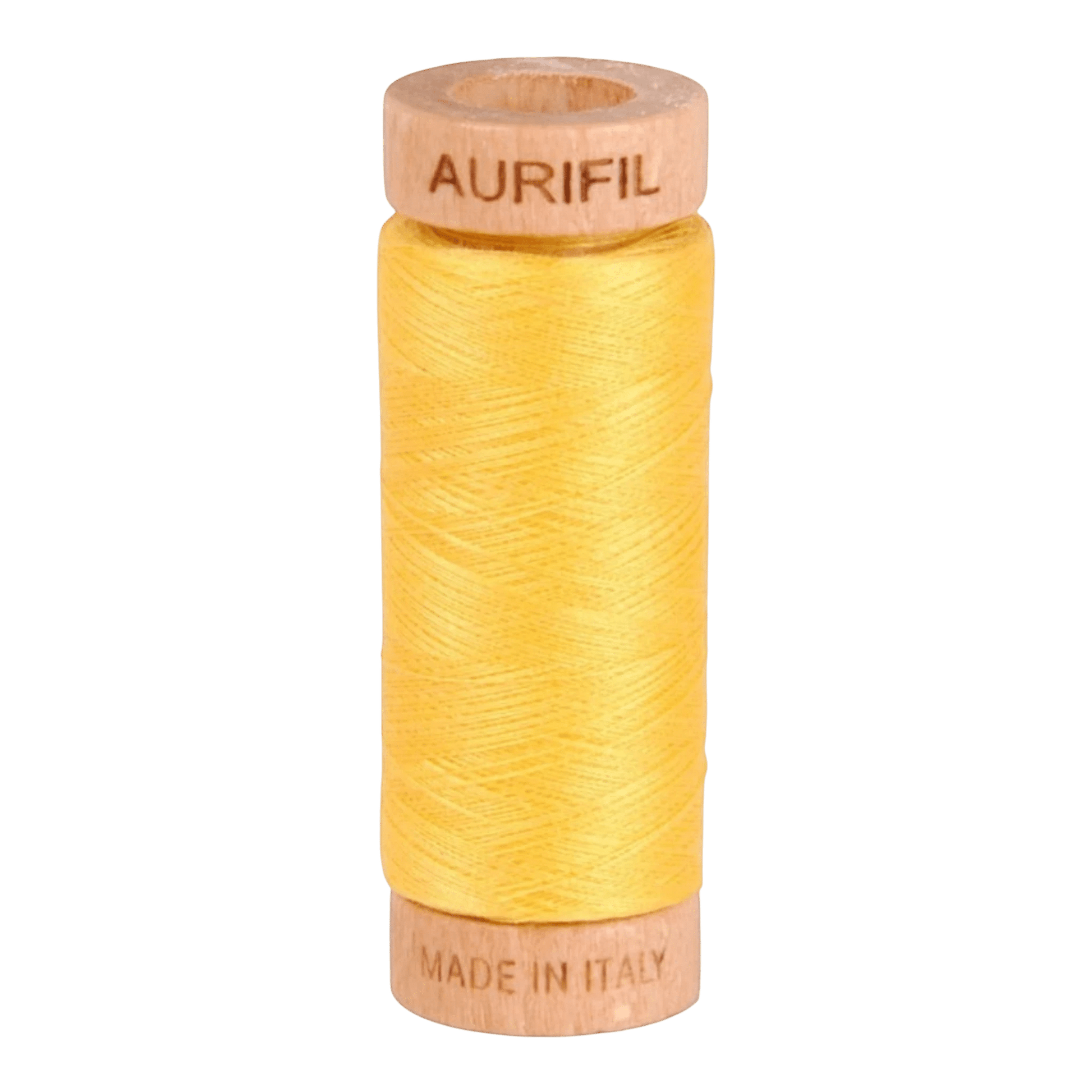 80wt Mako Cotton Solid - Pale Yellow 1135 - Everything Fabric