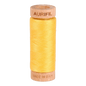 80wt Mako Cotton Solid - Pale Yellow 1135 - Everything Fabric