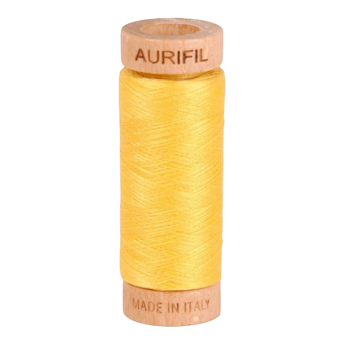 Aurifil Cotton Mako 80wt 280m 1135 Pale Yellow