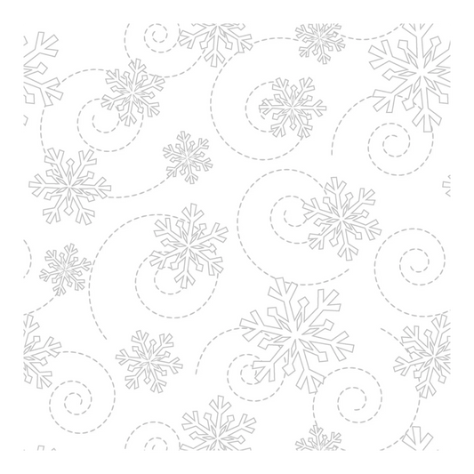 White on White Snowflakes