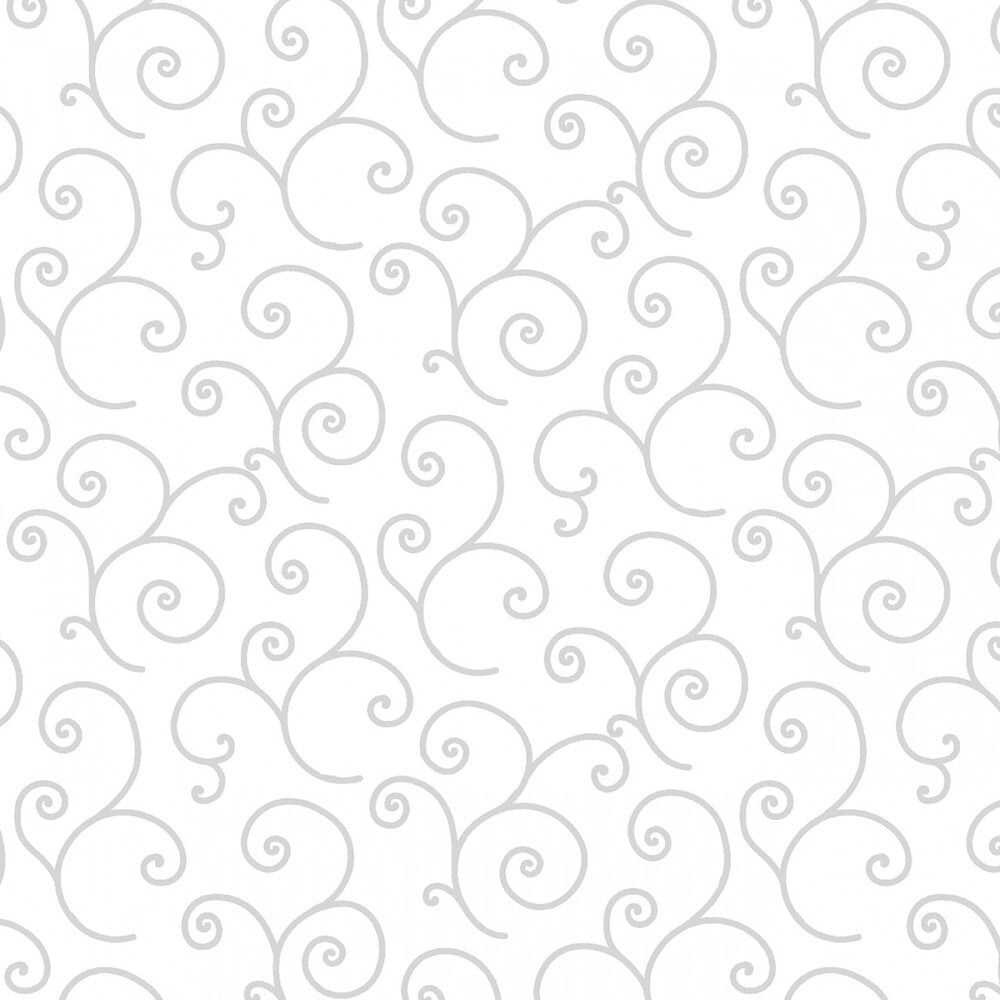 White on White Scroll sewing and quilting product