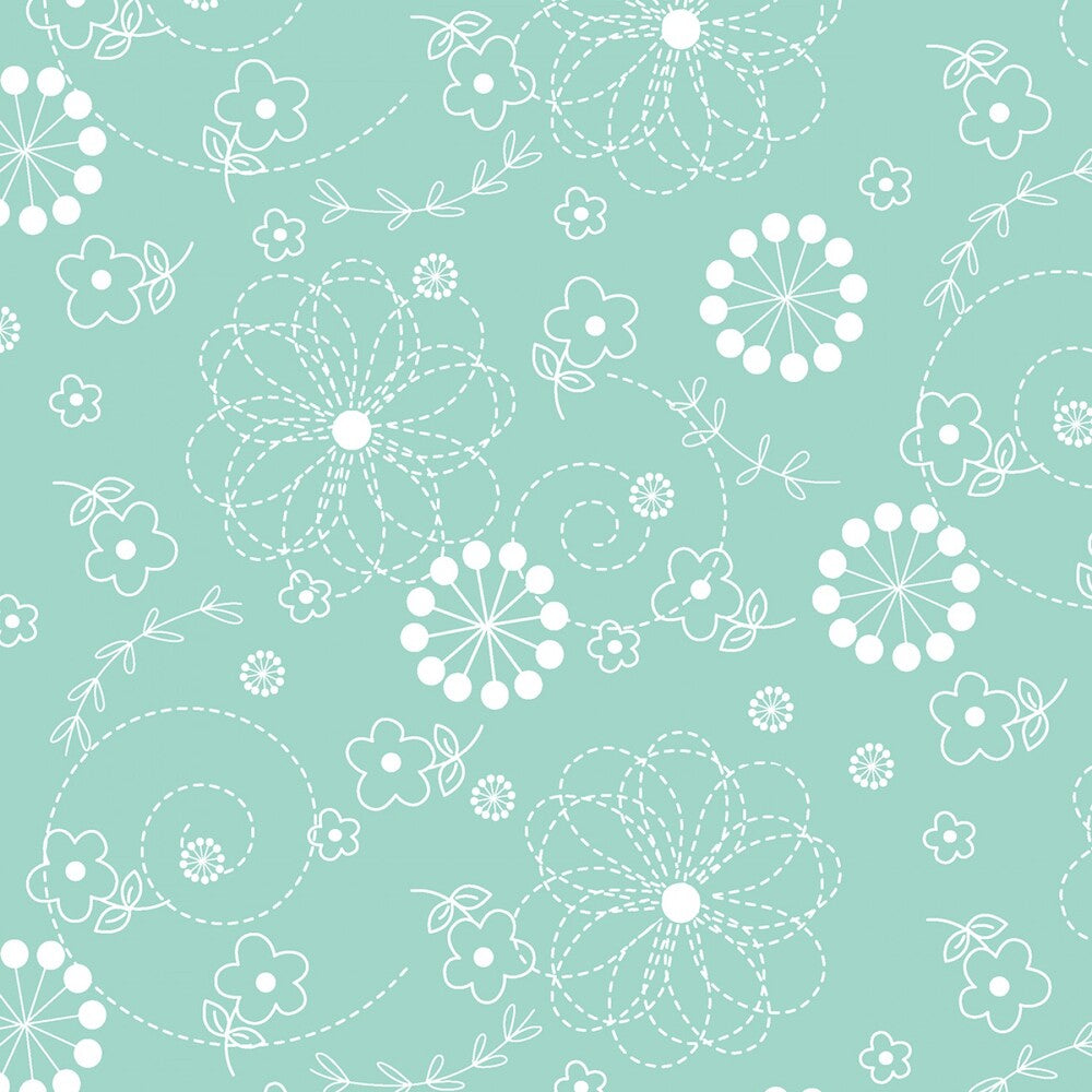 Doodles - TEAL sewing and quilting product