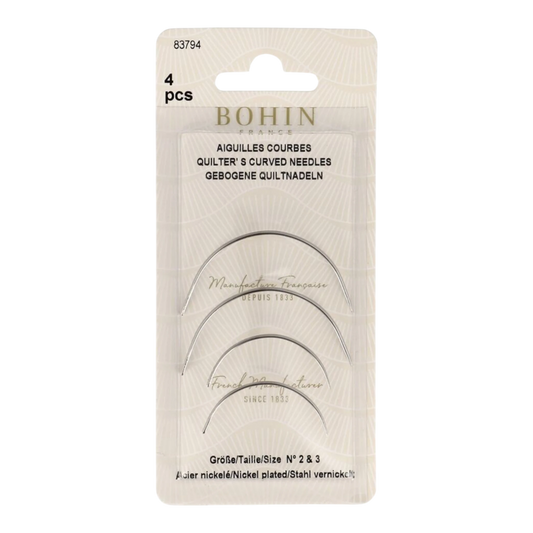 Bohin Curved Between / Quilting Needles , quilting and needlework