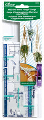 Macrame Plant Hanger Gauge for quilt display and sewing room organisation