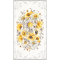Multi Fields of Gold Panel for patchwork, quilting and sewing