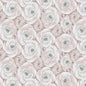 Sweet Child of Mine - Champagne Folded Fabric Flowers 8 in repeat for patchwork, quilting and sewing