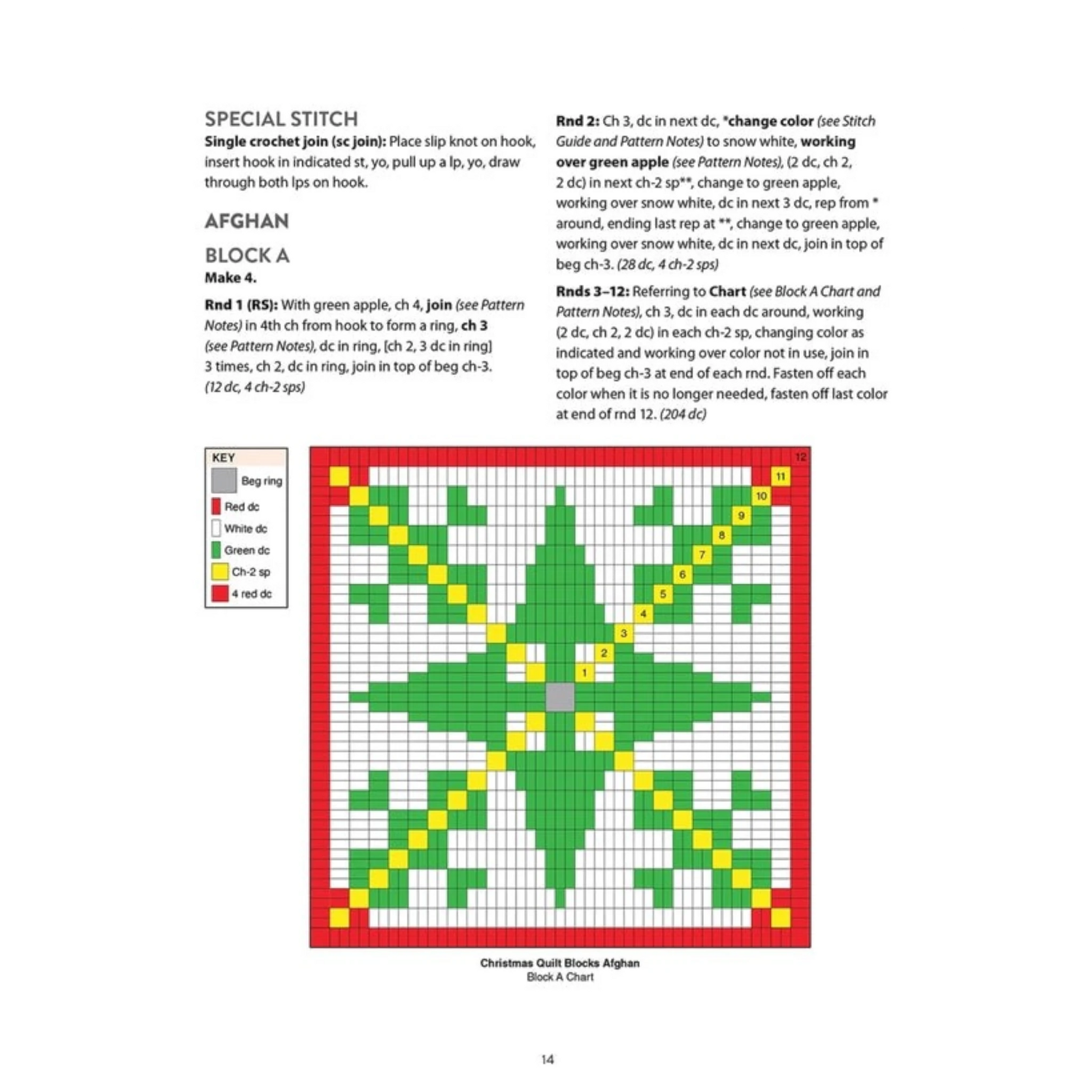 Festive Christmas Crochet Afghans Book , quilting and craft projects
