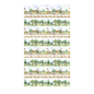 Winnie the Pooh - Brown Green Stripe Border sewing and quilting product