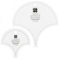 EZ 76 mm and 152 mm Clam Template for precise cutting, marking and patchwork
