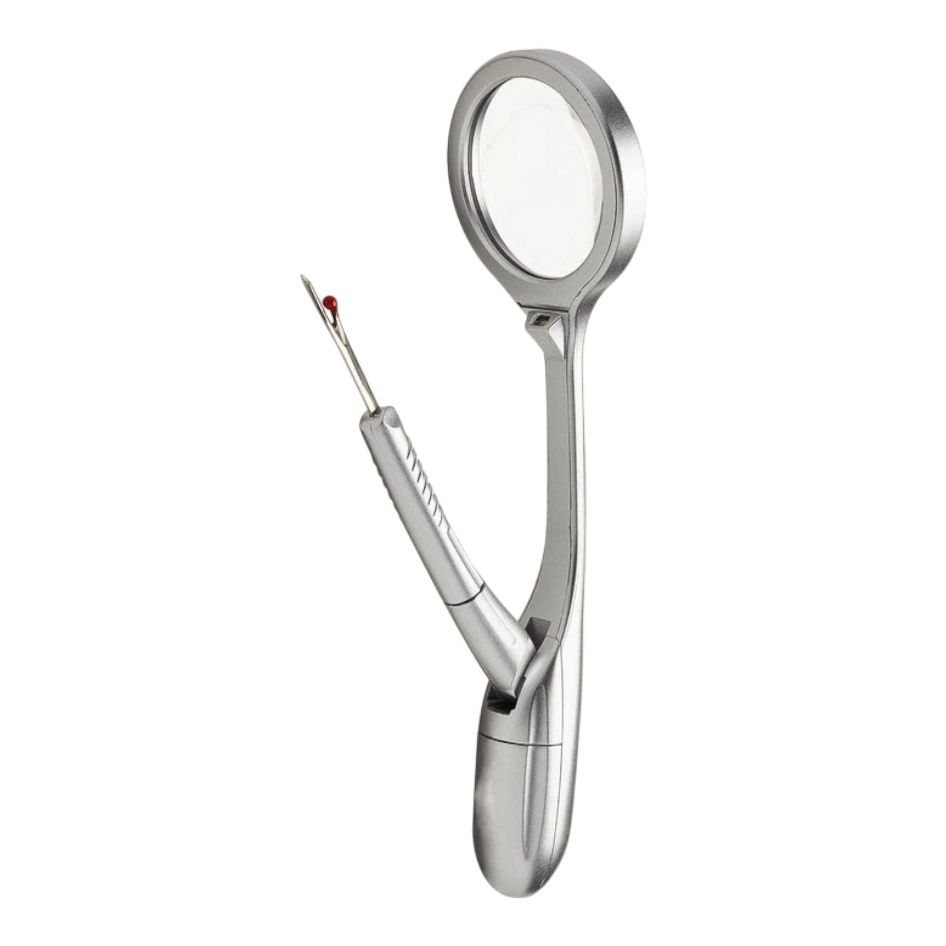 LED Lighted Seam Ripper with Magnifier Silver sewing and quilting product