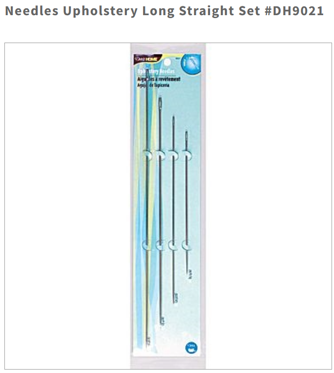Upholstery Needles 4 sizes , quilting and needlework