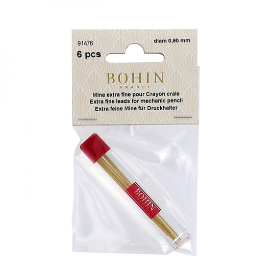 Bohin Mechanical Pencil Refill .9 mm Yellow , sewing and fabric marking