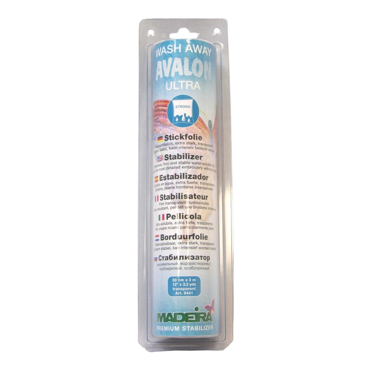 Avalon ULTRA Wash Away Stabiliser , quilting and structured projects