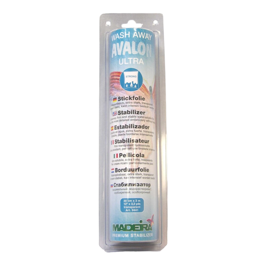 Avalon ULTRA Wash Away Stabiliser , quilting and structured projects