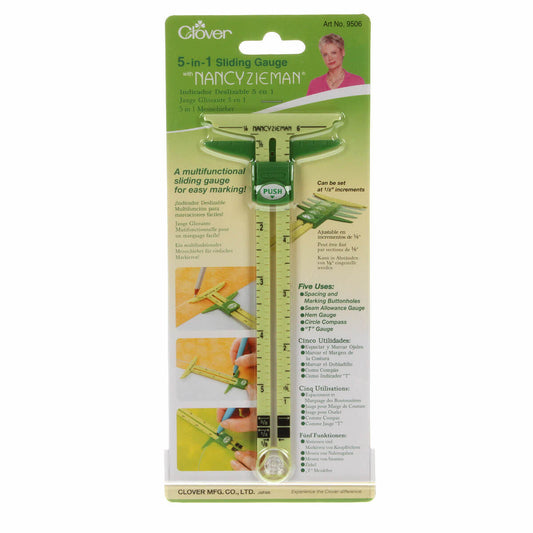 5-in-1 Sliding Gauge sewing and quilting product