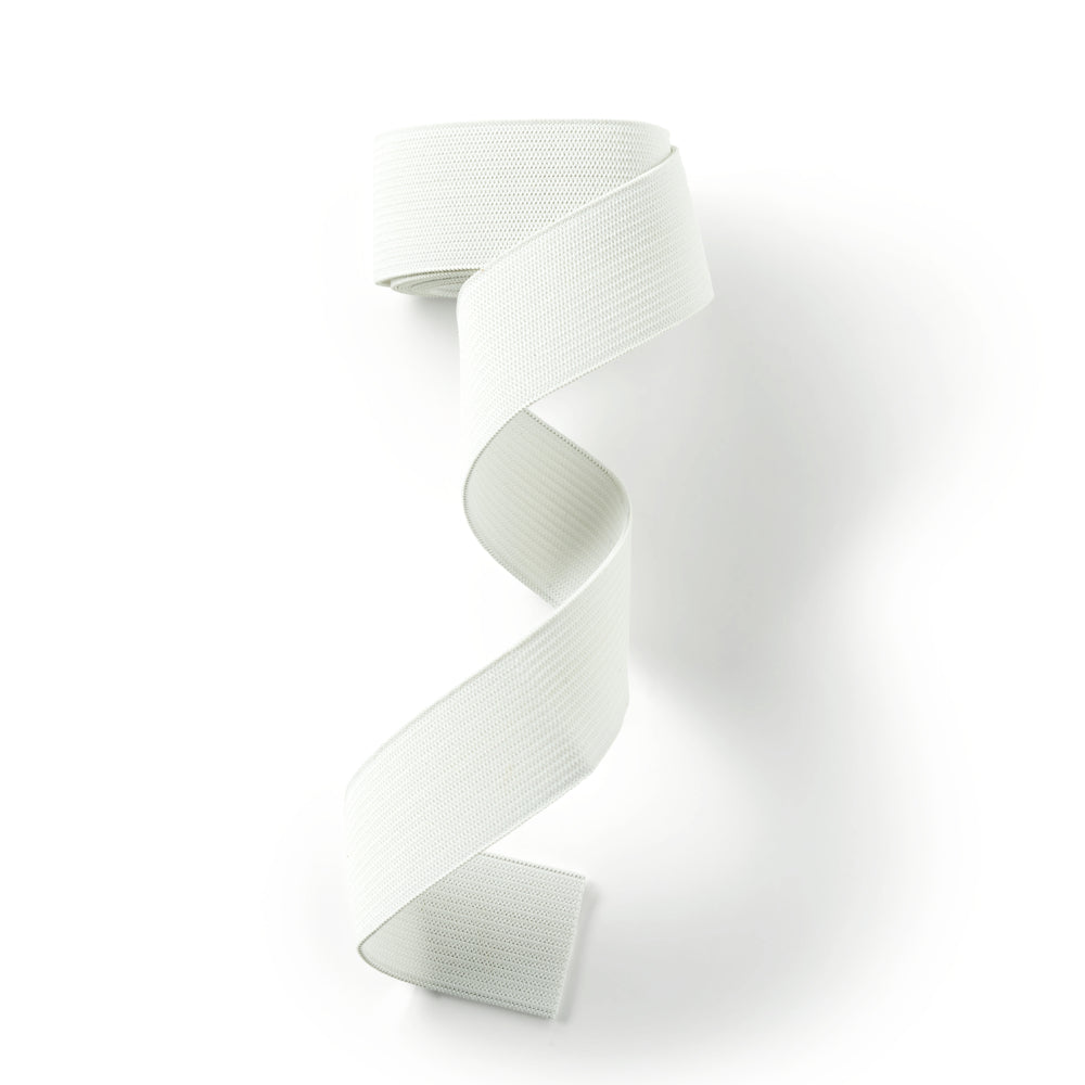 Prym Love - ELASTIC TAPE, SOFT, 25 mm, WHITE, 1 m for garments, sewing and bag making projects